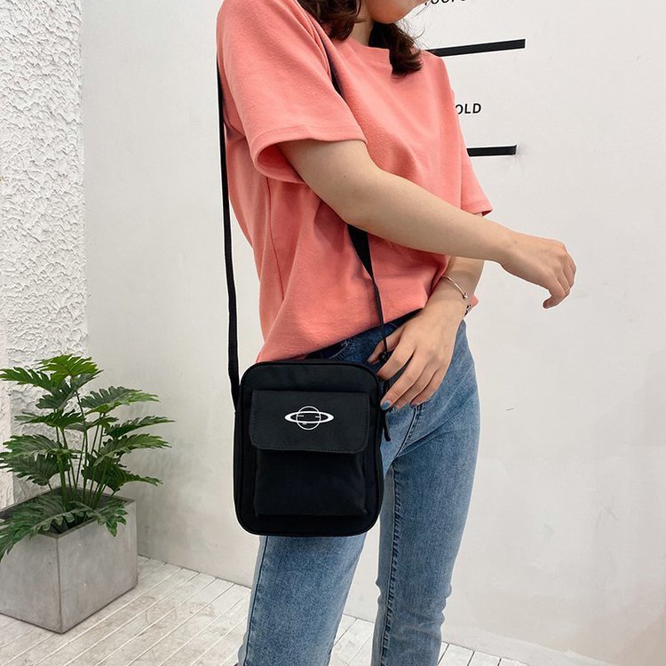Women Canvas Bag Japan Style Girl Small Shoulder Bags Korean Fashion Casual Female Messenger Crossbody Bag Purse Phone Bag